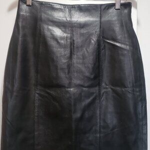 Danier Leather Black pencil skirt